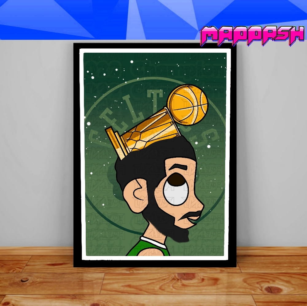 NBA Boston Celtics Jayson Tatum NBA Championship Poster Lil uzi Scott pilgrim